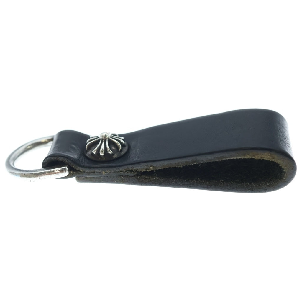 CHROME HEARTS(クロムハーツ) BELT LOOP D RING Dリング クロスボールベルトループ ブラック/シルバー BCA415