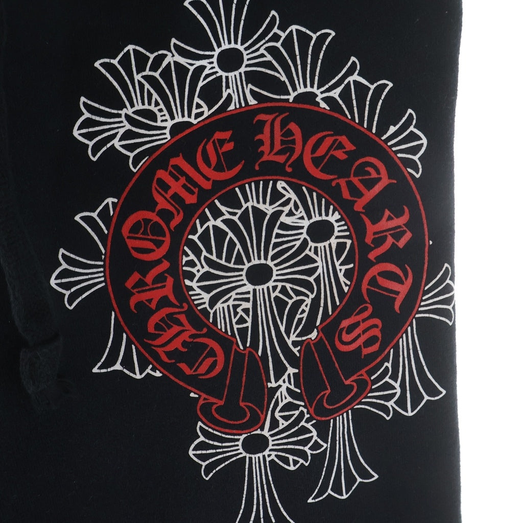 CHROME HEARTS(クロムハーツ) SWEAT PANTS セメタリークロス ホースシュープリント スウェットパンツ