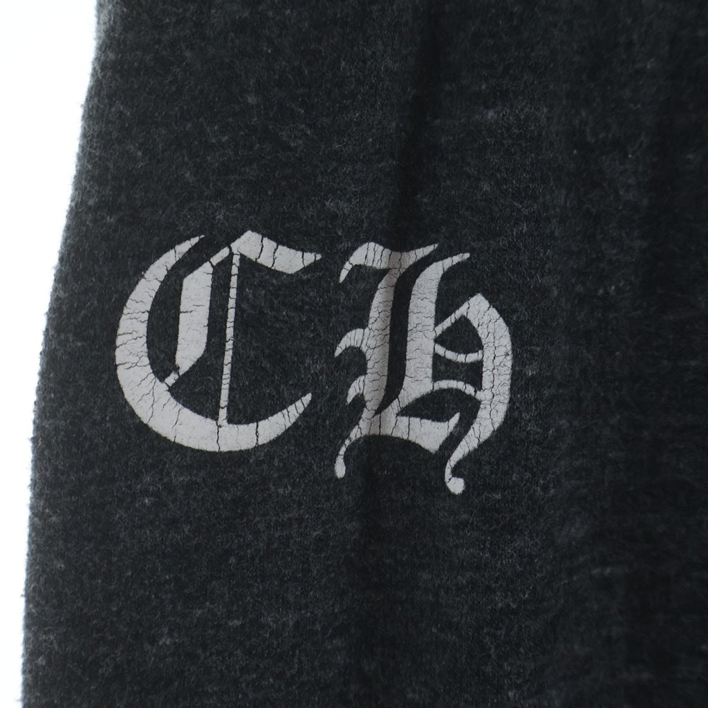 CHROME HEARTS(クロムハーツ) SWEAT PANTS BSフレア 裾TBARプリント スウェットロングパンツ