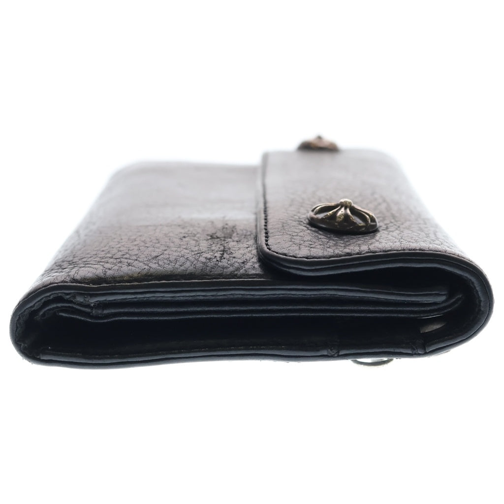 CHROME HEARTS(クロムハーツ) WAVE ウェーブ レザーウォレット 財布 ブラック