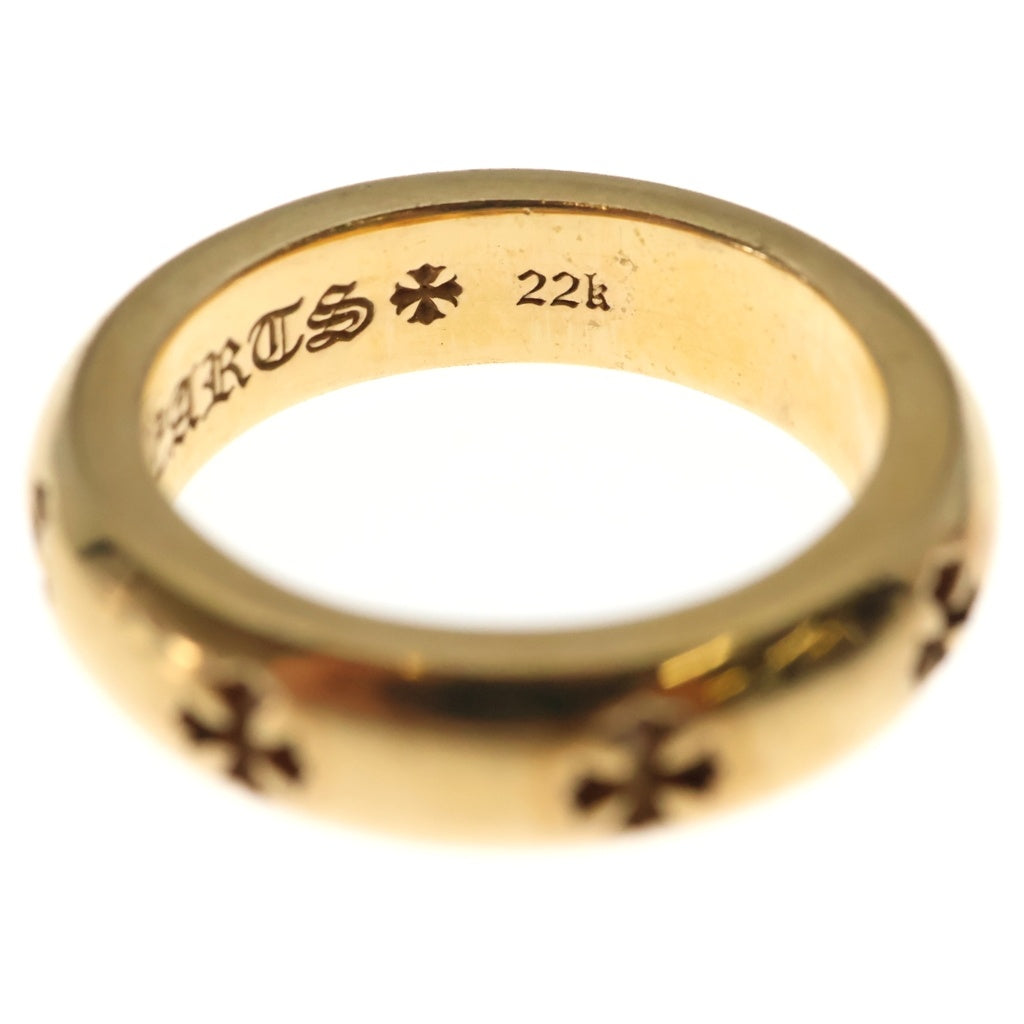 CHROME HEARTS(クロムハーツ) 22K NEGATIVE CH PLUS 22K ネガティブCHプラス ゴールドリング