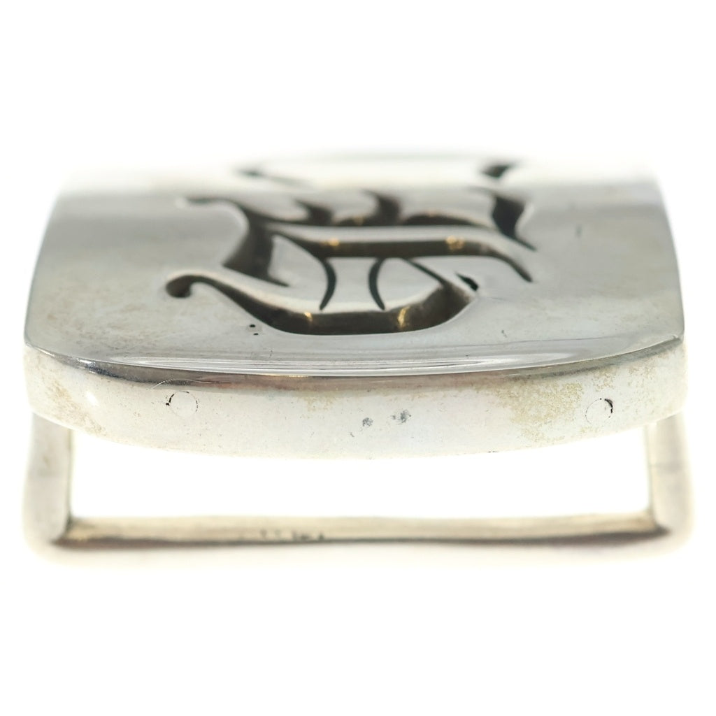 CHROME HEARTS(クロムハーツ) BUCKL MIL CH ミリタリー CHロゴ ベルトバックル シルバー