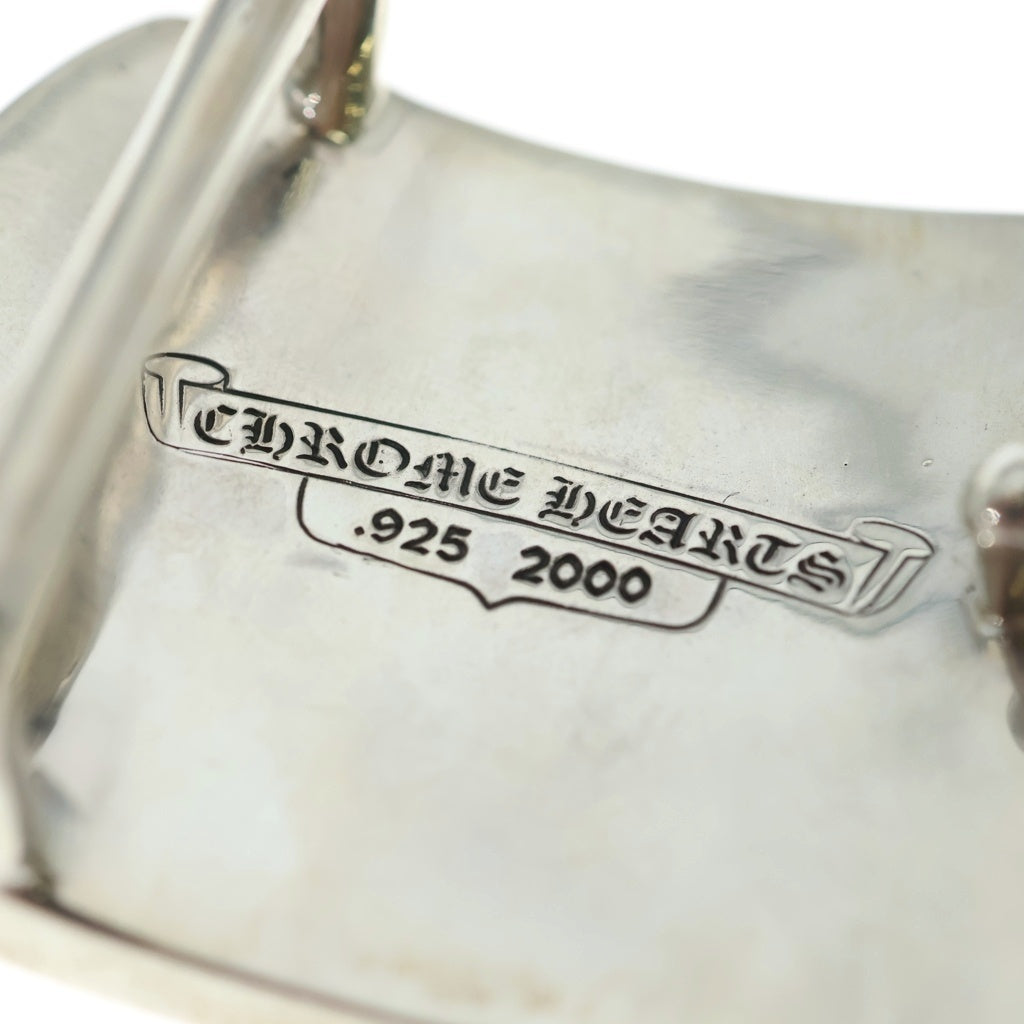 CHROME HEARTS(クロムハーツ) BUCKL MIL CH ミリタリー CHロゴ ベルトバックル シルバー
