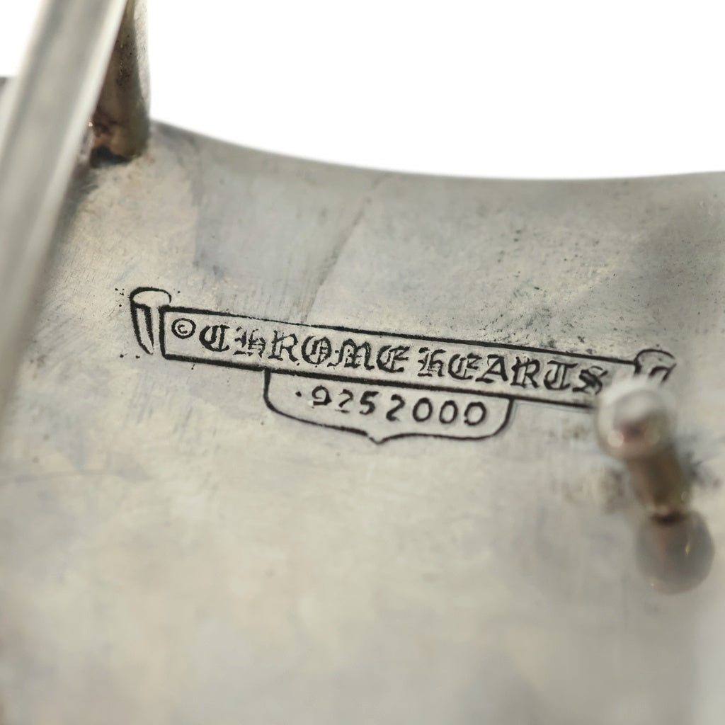 CHROME HEARTS(クロムハーツ) BUCKL MIL STAR ミリタリーレイズドスター ベルトバックル シルバー