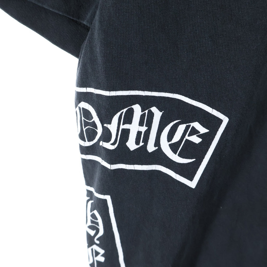 CHROME HEARTS(クロムハーツ) SOAP N WATER ヴィンテージ加工TバーロゴプリントTシャツ