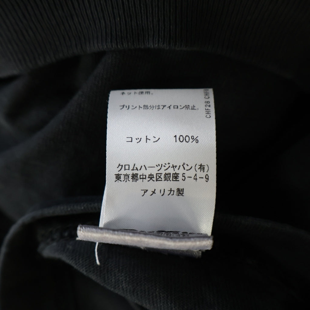 CHROME HEARTS(クロムハーツ) SOAP N WATER ヴィンテージ加工TバーロゴプリントTシャツ