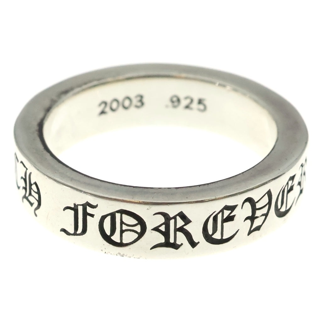 CHROME HEARTS(クロムハーツ) 6mm SPACER FOREVER 6mmスペーサーリング フォーエバーシルバーBCA337