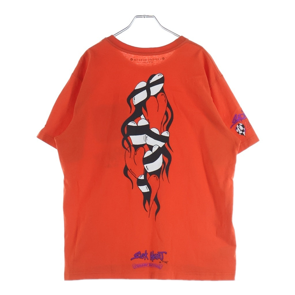 CHROME HEARTS(クロムハーツ) PRO U S/S TEE MATTY ORANGE MATTY BOY マッティボーイチョンパープリテンス ショートスリーブ 半袖Tシャツ バーミリオン オレンジ