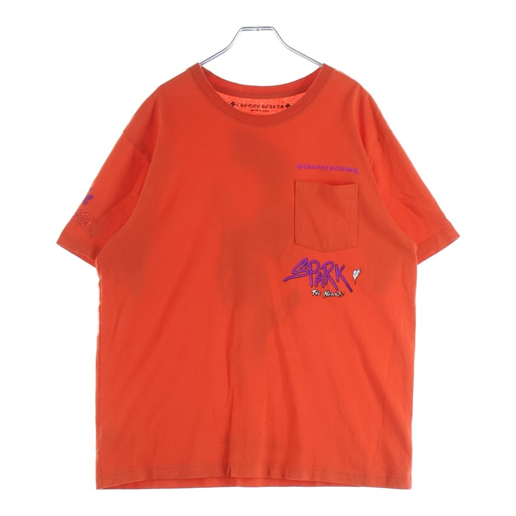 CHROME HEARTS(クロムハーツ) PRO U S/S TEE MATTY ORANGE MATTY BOY マッティボーイチョンパープリテンス ショートスリーブ 半袖Tシャツ バーミリオン オレンジ