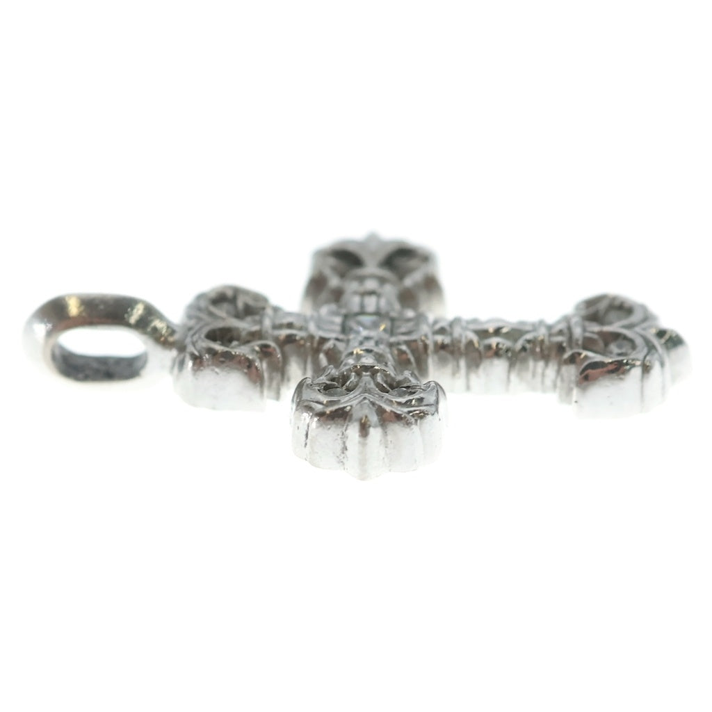 CHROME HEARTS(クロムハーツ) 18KWG CHARM FILIGREE TINY P DMND タイニーフィリグリー PAVEダイヤ シルバー ネックレストップ ホワイトゴールド