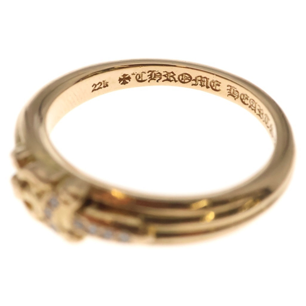 CHROME HEARTS(クロムハーツ) 22K BABY CLSC P D 22Kベイビークラシックダガー PAVEダイヤ ゴールドリング