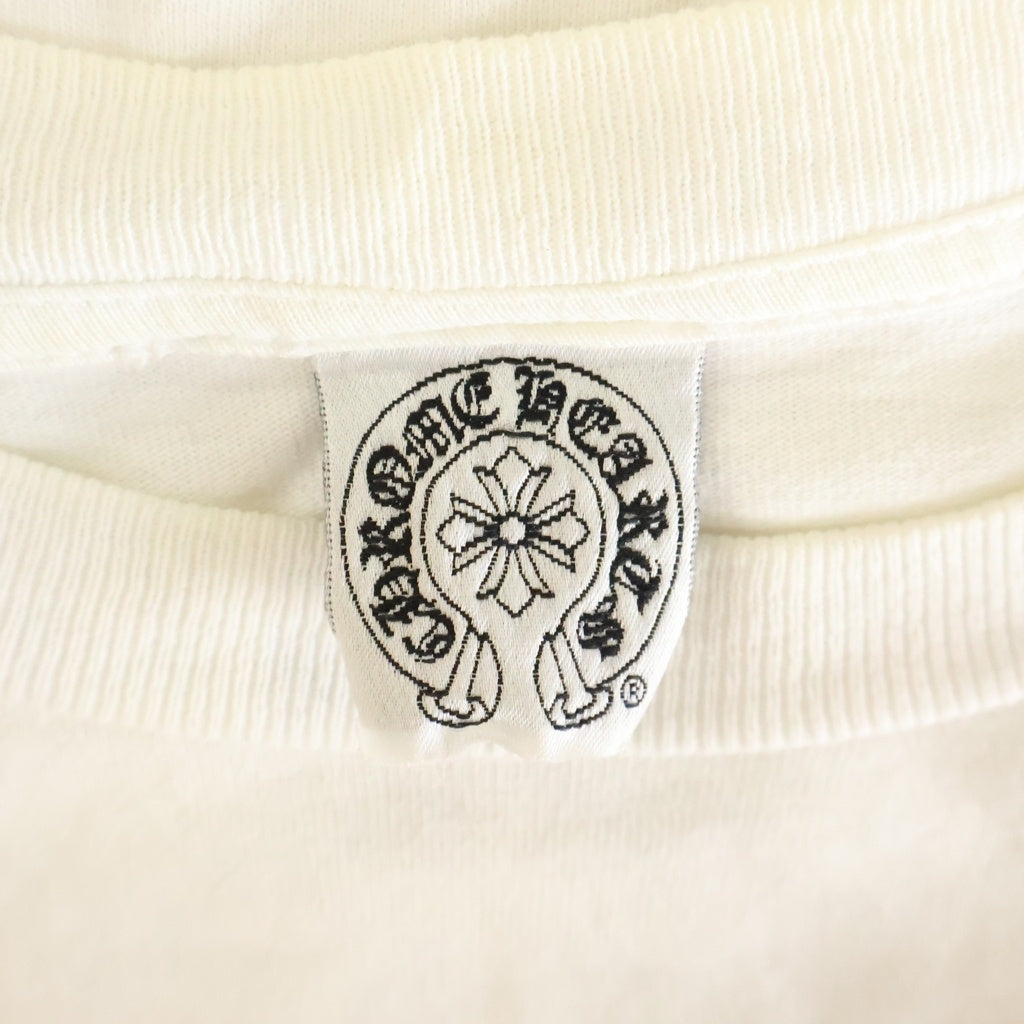 CHROME HEARTS(クロムハーツ) OLD L/S オールド 袖フローラル バックホースシュープリント 長袖Tシャツ