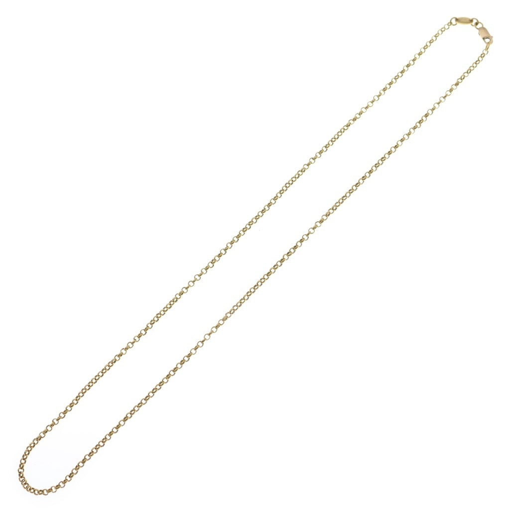 CHROME HEARTS(クロムハーツ) 22K NECKCHAIN R18 ロールチェーンネックレス 18inch ゴールド BCA010 -