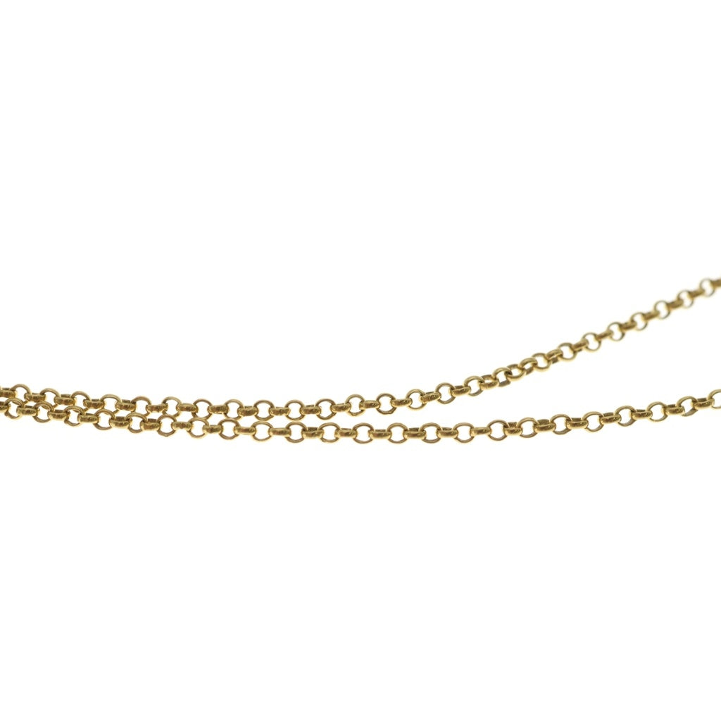 CHROME HEARTS(クロムハーツ) 22K NECKCHAIN R18 ロールチェーンネックレス 18inch ゴールド BCA010 -