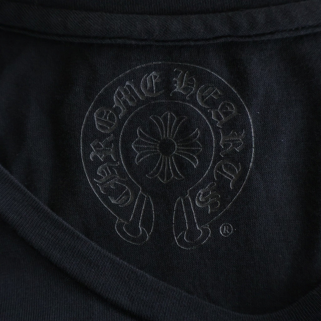 CHROME HEARTS(クロムハーツ) CH S/S バックCHプラスサークルプリント 半袖Tシャツ -