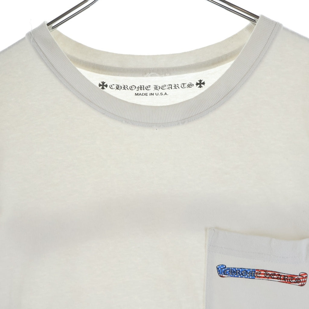 CHROME HEARTS(クロムハーツ) CH S/S アメリカンスクロールラベルプリント 半袖Tシャツ -