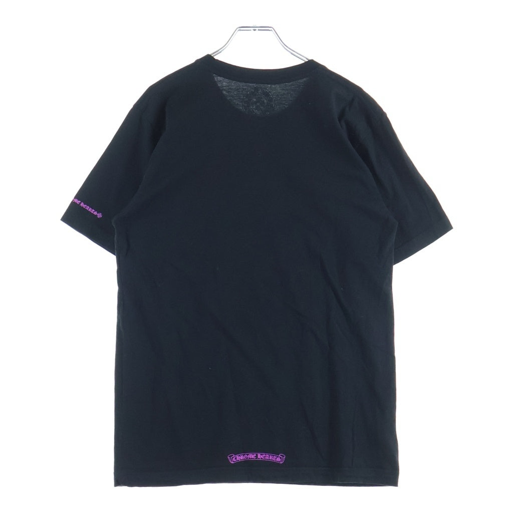 CHROME HEARTS(クロムハーツ) CH S/S NECK LOGO ネックロゴプリント 半袖Tシャツ