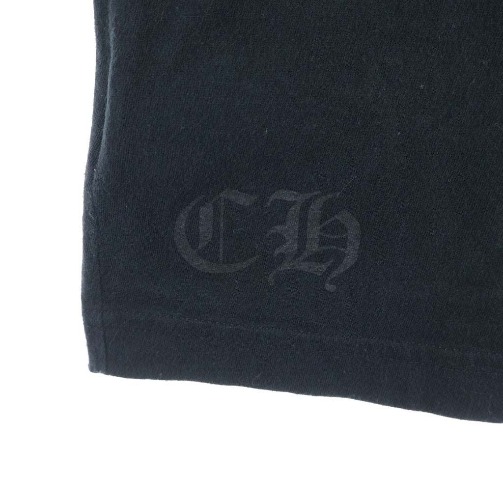 CHROME HEARTS(クロムハーツ) CH S/S NECK LOGO ネックロゴプリント 半袖Tシャツ