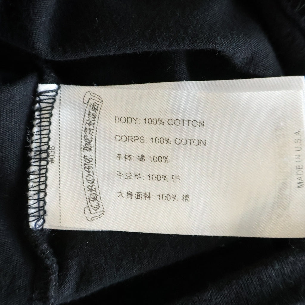 CHROME HEARTS(クロムハーツ) CH S/S NECK LOGO ネックロゴプリント 半袖Tシャツ