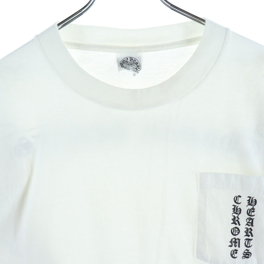 CHROME HEARTS(クロムハーツ) OLD L/S オールド 袖英字ロゴ バックスクロールラベルプリント 長袖Tシャツ