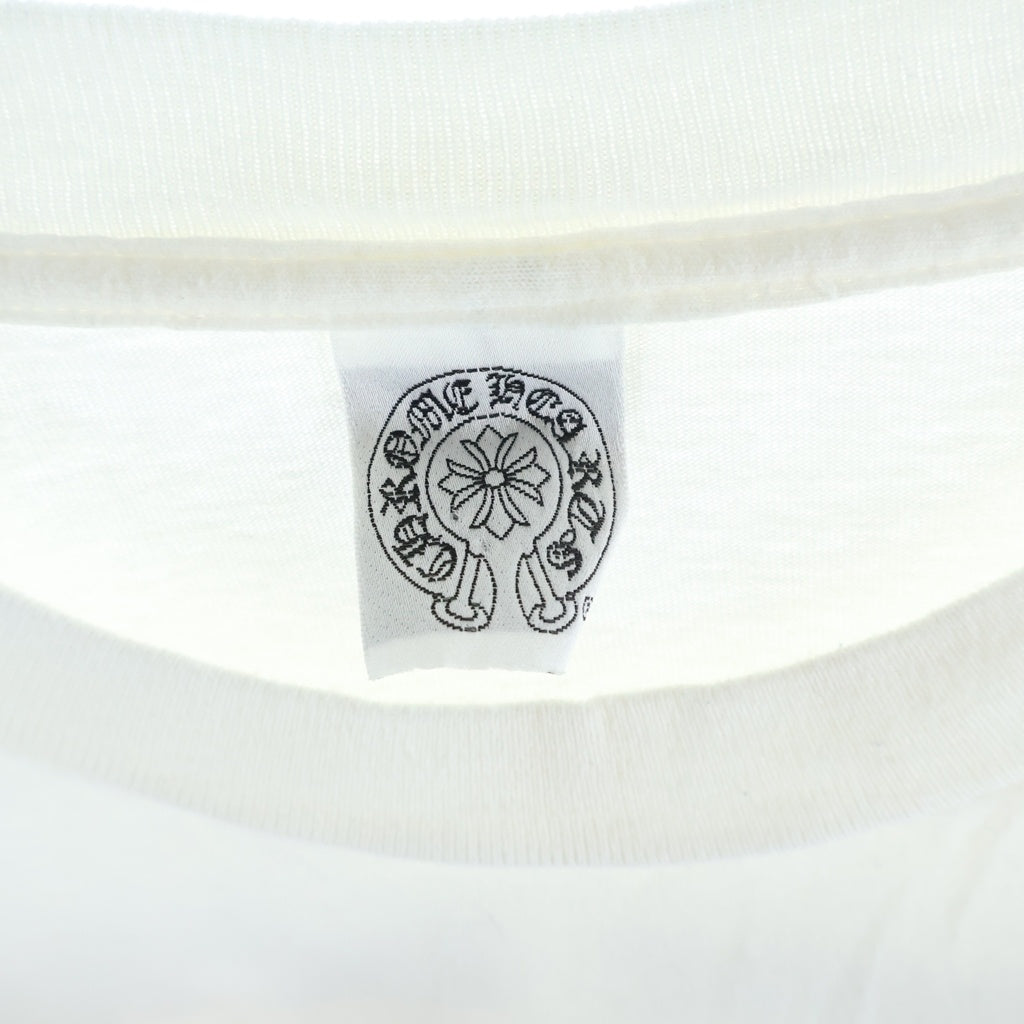 CHROME HEARTS(クロムハーツ) OLD L/S オールド 袖英字ロゴ バックスクロールラベルプリント 長袖Tシャツ