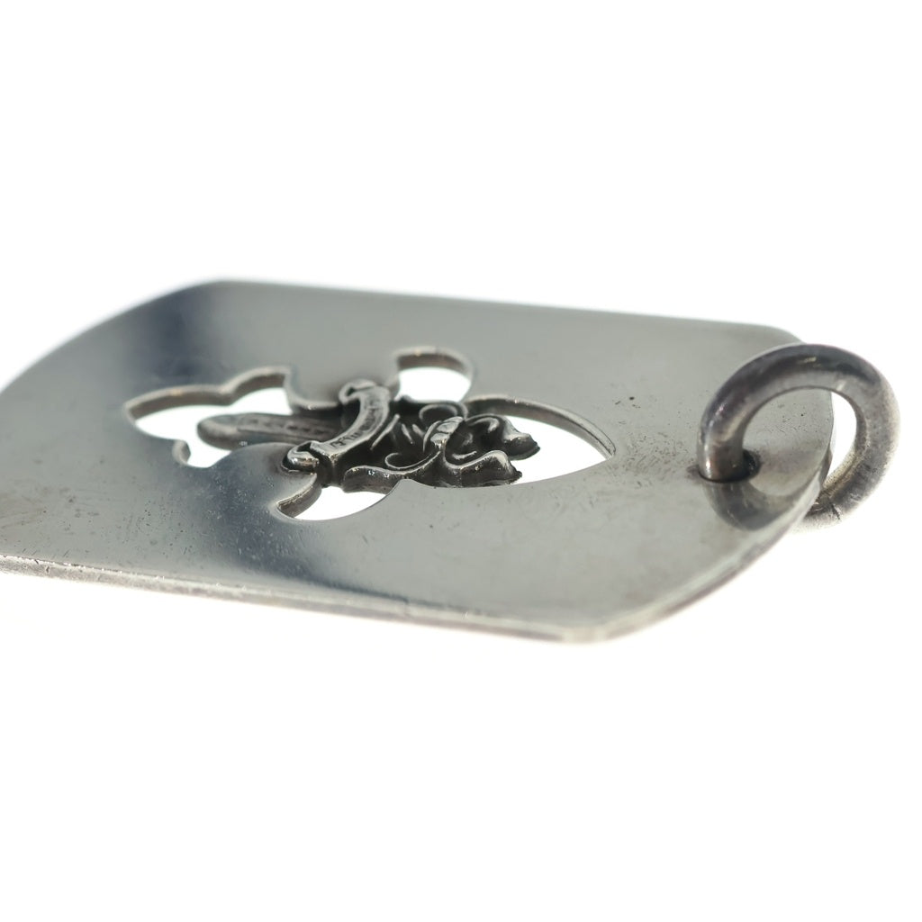 CHROME HEARTS(クロムハーツ) D TAG LRG FLE DAG フレアダガードッグタグ ラージドッグタグネックレストップ シルバー -