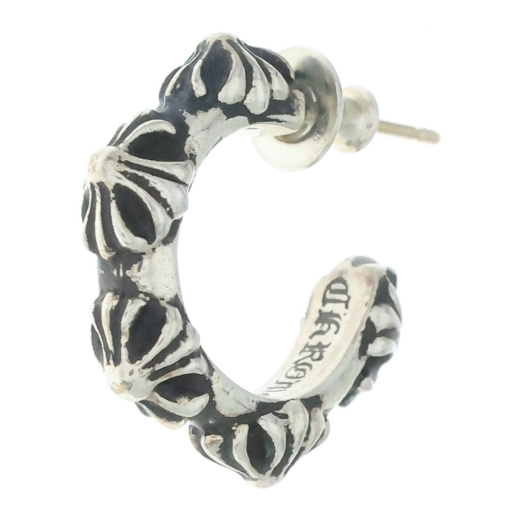 CHROME HEARTS(クロムハーツ) HOOP CROSS クロスバンド フープピアス シルバー BCA100 -