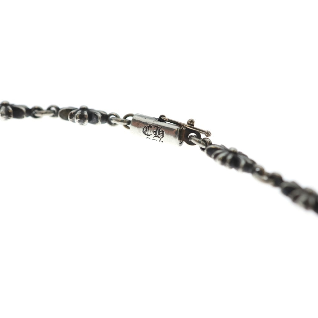 CHROME HEARTS(クロムハーツ) TINY E CH PLS HEART タイニーE CHプラスリンク ハートチャーム ネックレス シルバー 16inch -