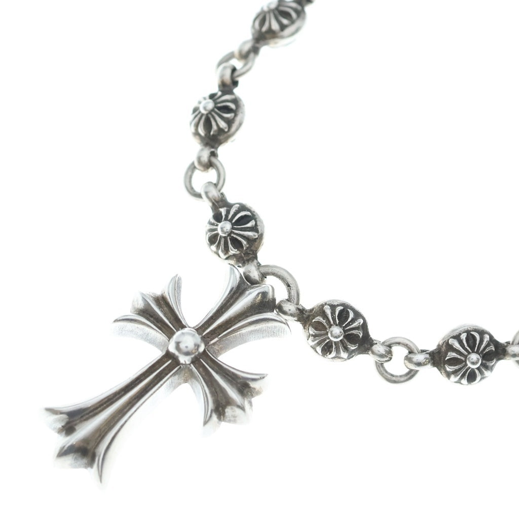 CHROME HEARTS(クロムハーツ) #1 CRSBL CHN SML CH CRS クロスボールチェーン スモールCHクロス ネックレス シルバー BCA193
