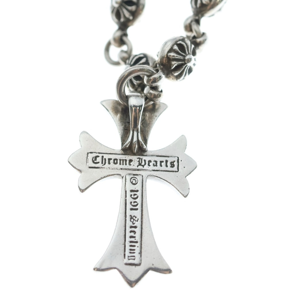 CHROME HEARTS(クロムハーツ) #1 CRSBL CHN SML CH CRS クロスボールチェーン スモールCHクロス ネックレス シルバー BCA193