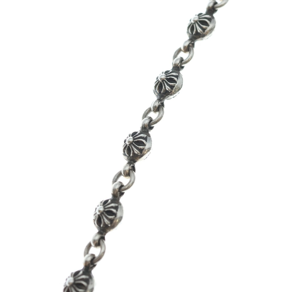 CHROME HEARTS(クロムハーツ) #1 CRSBL CHN SML CH CRS クロスボールチェーン スモールCHクロス ネックレス シルバー BCA193