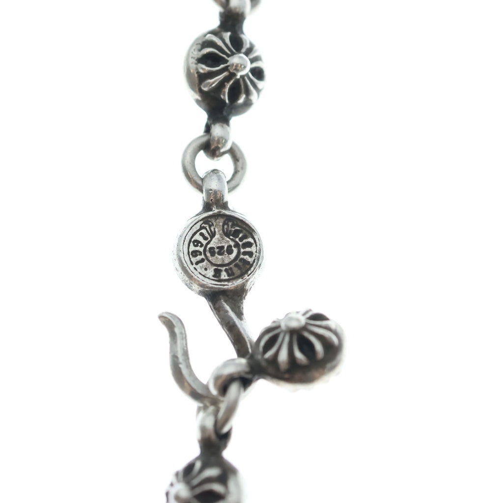 CHROME HEARTS(クロムハーツ) #1 CRSBL CHN SML CH CRS クロスボールチェーン スモールCHクロス ネックレス シルバー BCA193