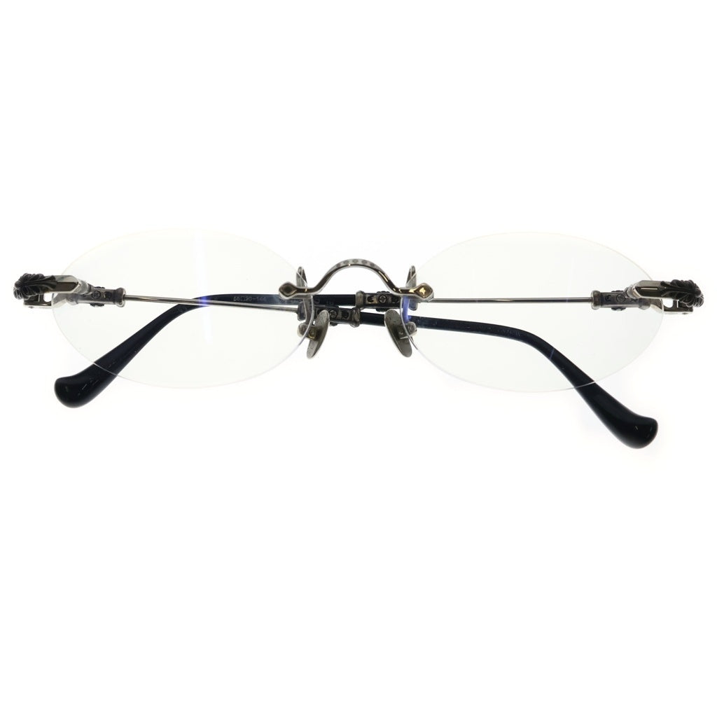 CHROME HEARTS(クロムハーツ) PILLS 3 ピルス フローラルテンプル スクエアフレーム サングラス メガネ ブラック -