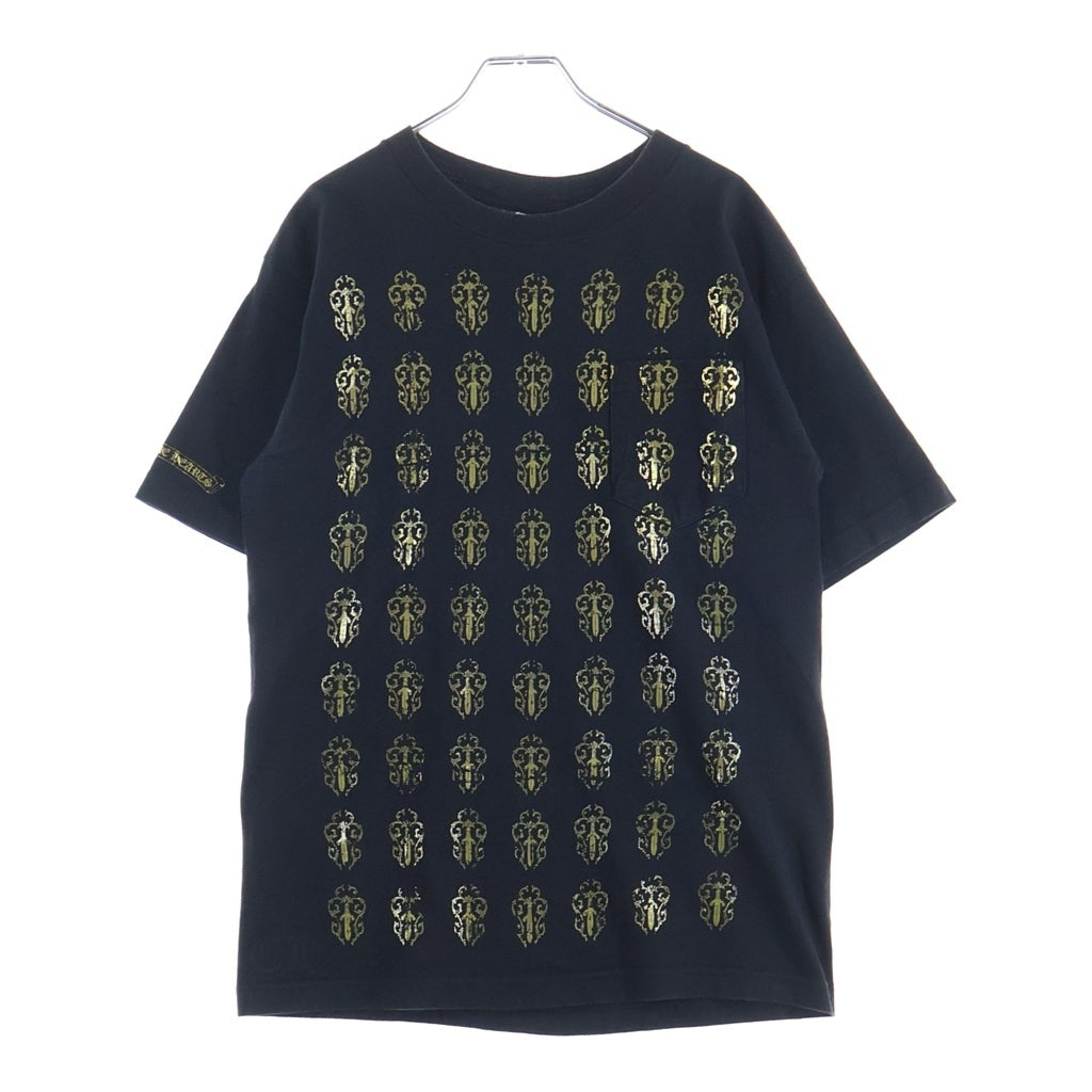 CHROME HEARTS(クロムハーツ) OLD S/S オールド ヴァインダガー総柄プリント 半袖Tシャツ -