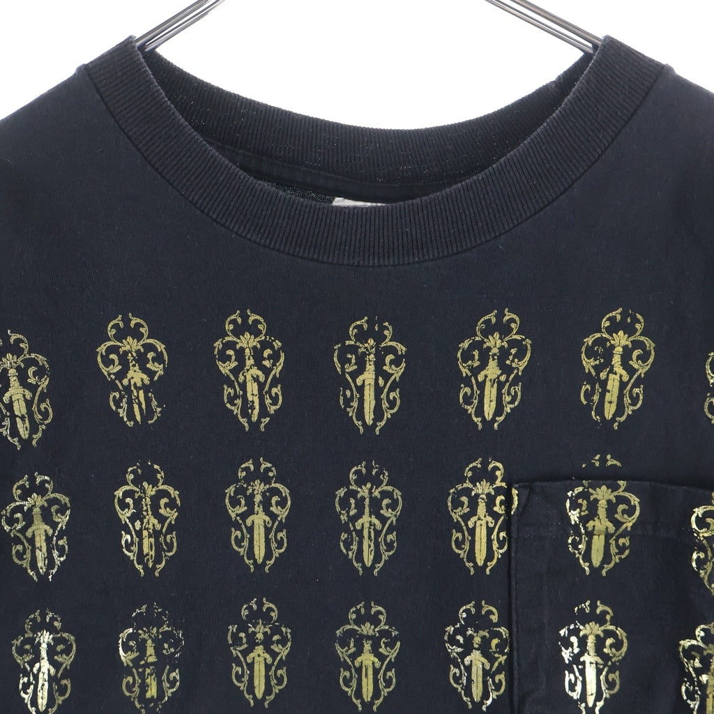 CHROME HEARTS(クロムハーツ) OLD S/S オールド ヴァインダガー総柄プリント 半袖Tシャツ -