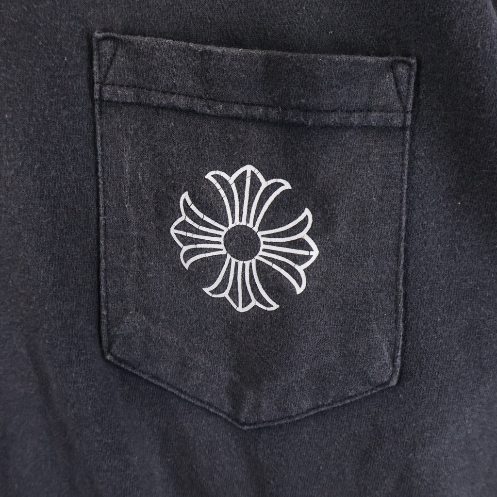 CHROME HEARTS(クロムハーツ) OLD S/S オールド バックフレームドCHクロスプリント 半袖Tシャツ -