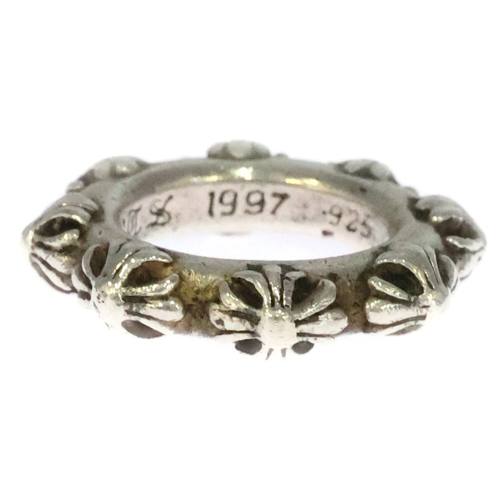 CHROME HEARTS(クロムハーツ) CROSS BAND クロスバンド リング シルバー BCA342 -