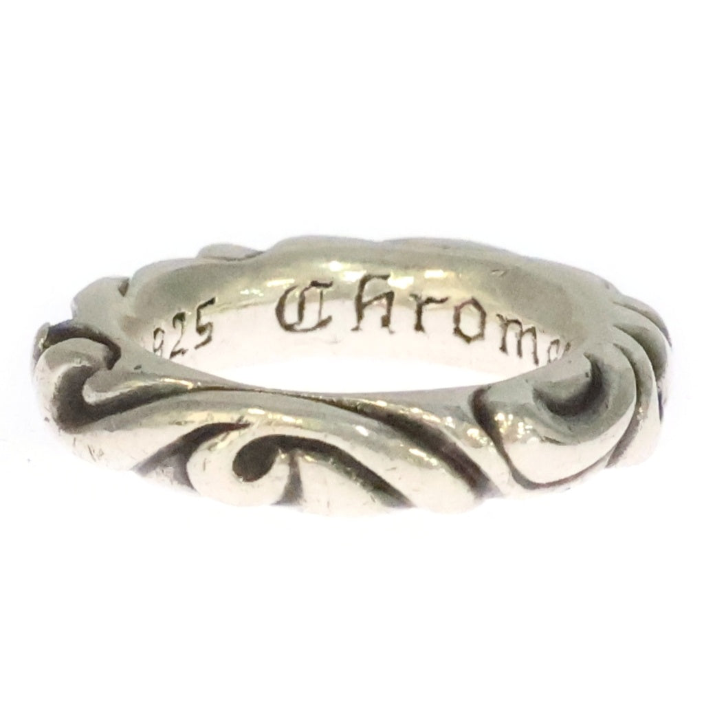 CHROME HEARTS(クロムハーツ) SCRL BAND スクロールバンド リング シルバー BCA351 -