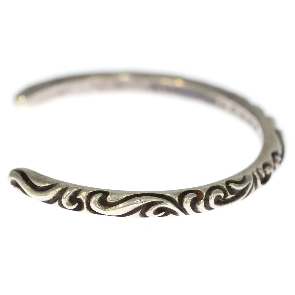 CHROME HEARTS(クロムハーツ) BANGLE SCROLL スクロールバンドバングル ブレスレット シルバー BCA127 -