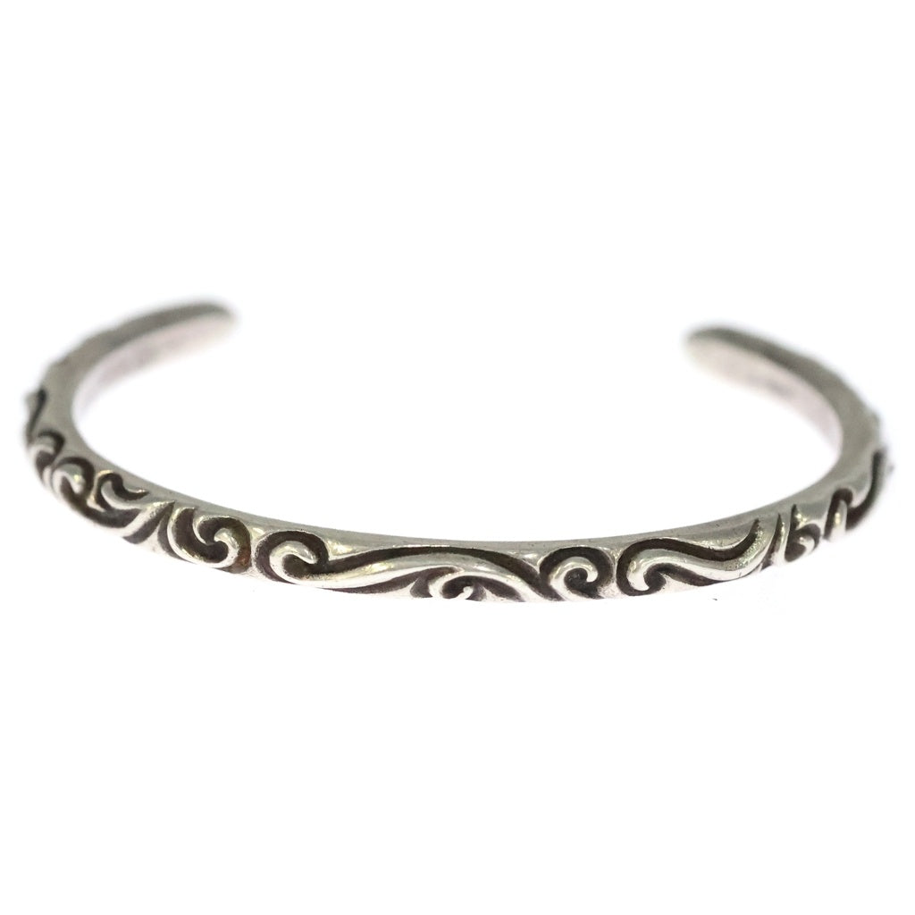 CHROME HEARTS(クロムハーツ) BANGLE SCROLL スクロールバンドバングル ブレスレット シルバー BCA127 -
