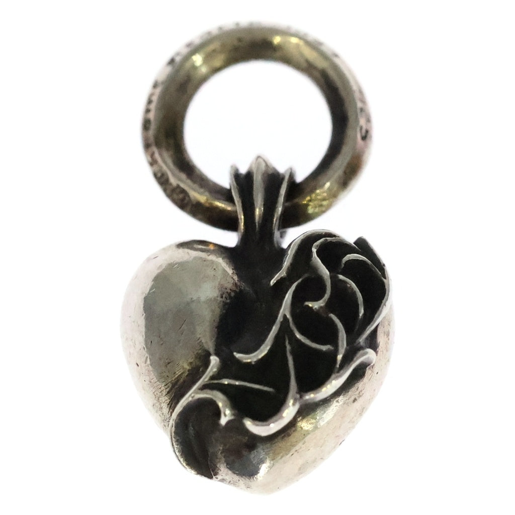 CHROME HEARTS(クロムハーツ) OLD HEART PENDANT オールド ハートペンダント ペンダント ネックレストップ シルバー -