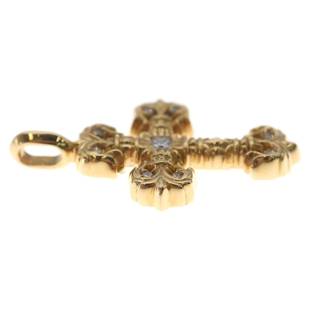 CHROME HEARTS(クロムハーツ) 22K FILIGREE TINY P/DIA タイニーフィリグリークロス PAVEダイヤ ペンダントトップ ゴールド BCA045