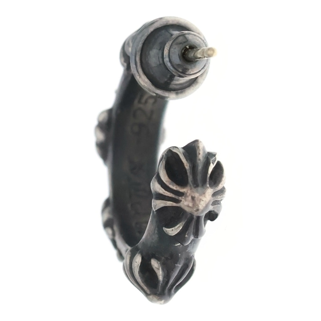 CHROME HEARTS(クロムハーツ) HOOP CROSS クロスバンド フープピアス シルバー BCA100