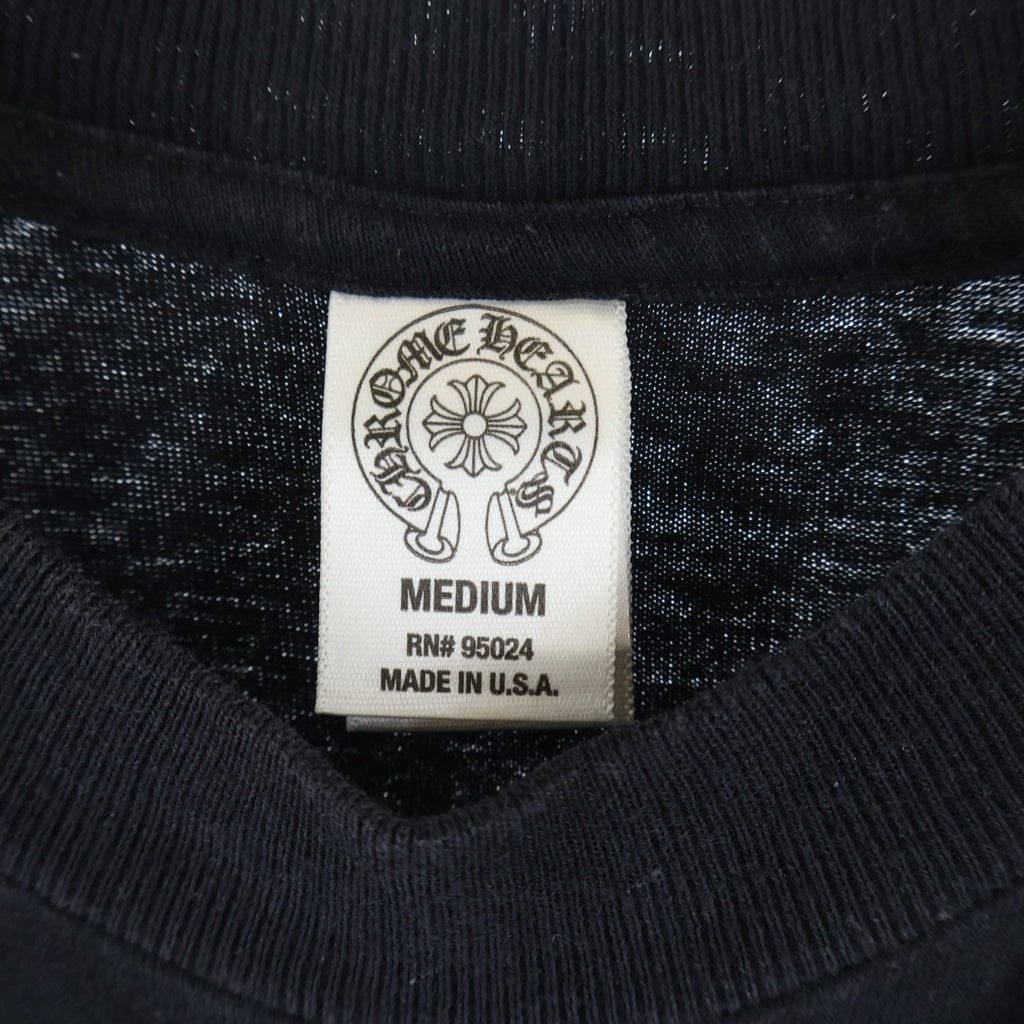 CHROME HEARTS(クロムハーツ) OLD S/S オールド 袖CHクロス バックスクロールラベルプリント 半袖Tシャツ -