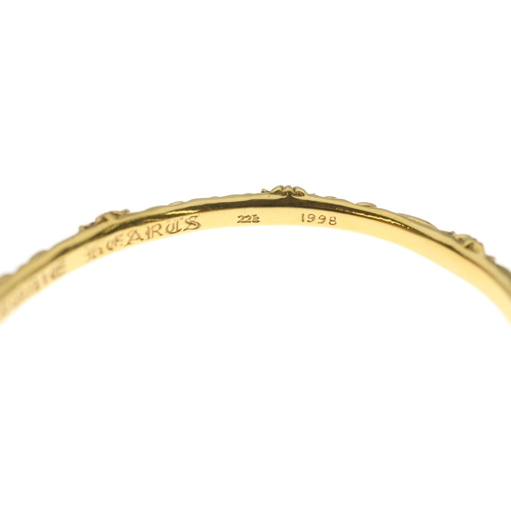 CHROME HEARTS(クロムハーツ) BANGLE SBT A DIA 22K SBTバンド アフターダイヤ バングル ゴールド
