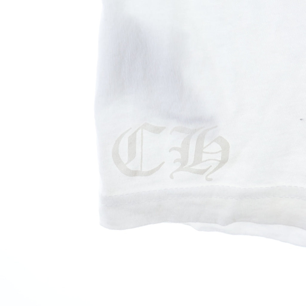 CHROME HEARTS(クロムハーツ) MLTCOL CEM CRS TEE マルチセメタリークロスプリント クルーネック半袖Tシャツ カットソー ホワイト/マルチ