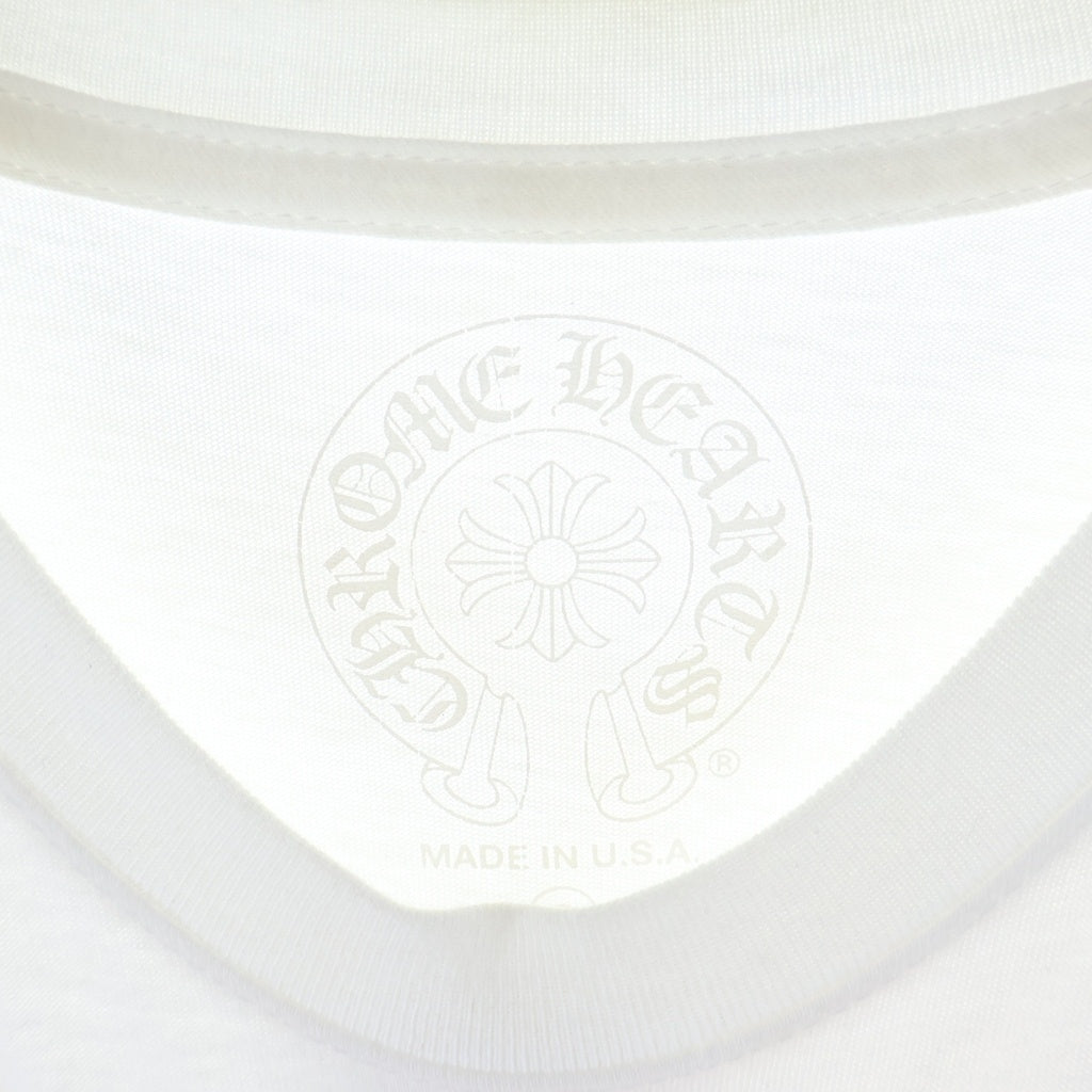CHROME HEARTS(クロムハーツ) MLTCOL CEM CRS TEE マルチセメタリークロスプリント クルーネック半袖Tシャツ カットソー ホワイト/マルチ