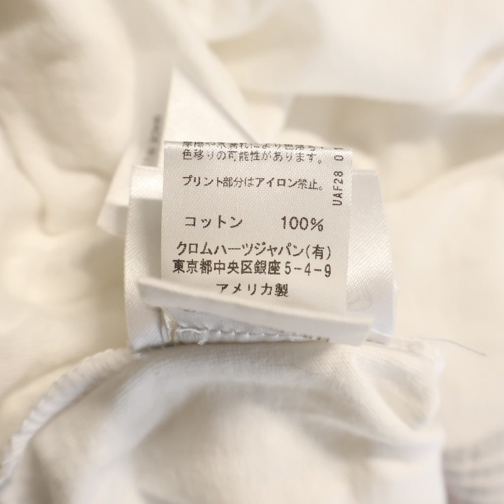 CHROME HEARTS(クロムハーツ) MLTCOL CEM CRS TEE マルチセメタリークロスプリント クルーネック半袖Tシャツ カットソー ホワイト/マルチ