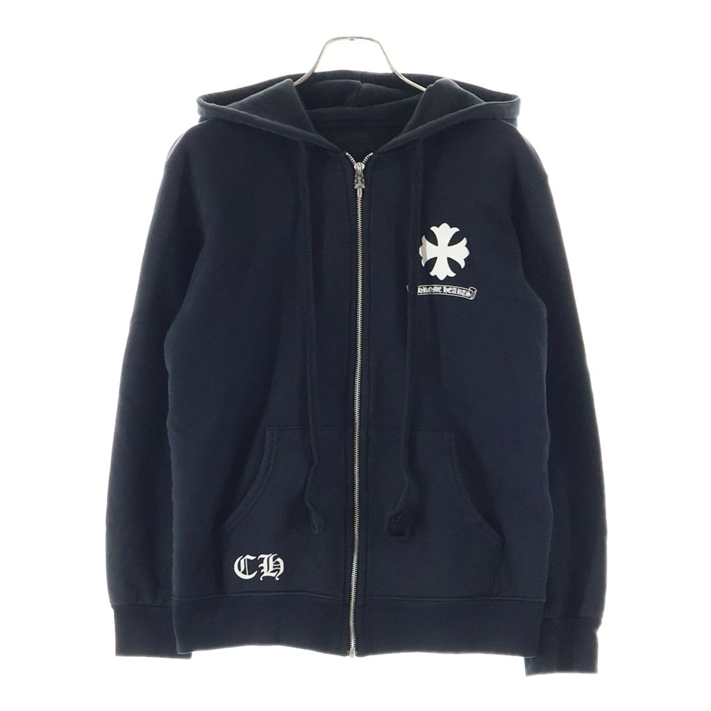 CHROME HEARTS(クロムハーツ) SWEATSHIRT HD ZIP 裏地サーマルCHプラスプリント ジップアップパーカー