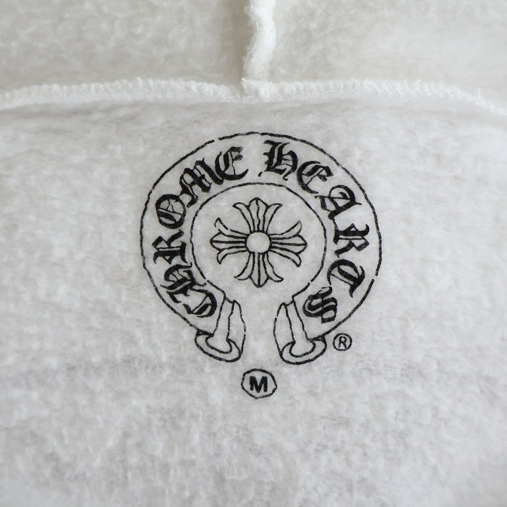 CHROME HEARTS(クロムハーツ) SWEAT HD ZIP バックTバープリント ダガージップアップパーカー